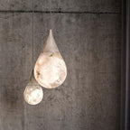 Alabaster Rain Pendant Lighting, Dining Table Pendant