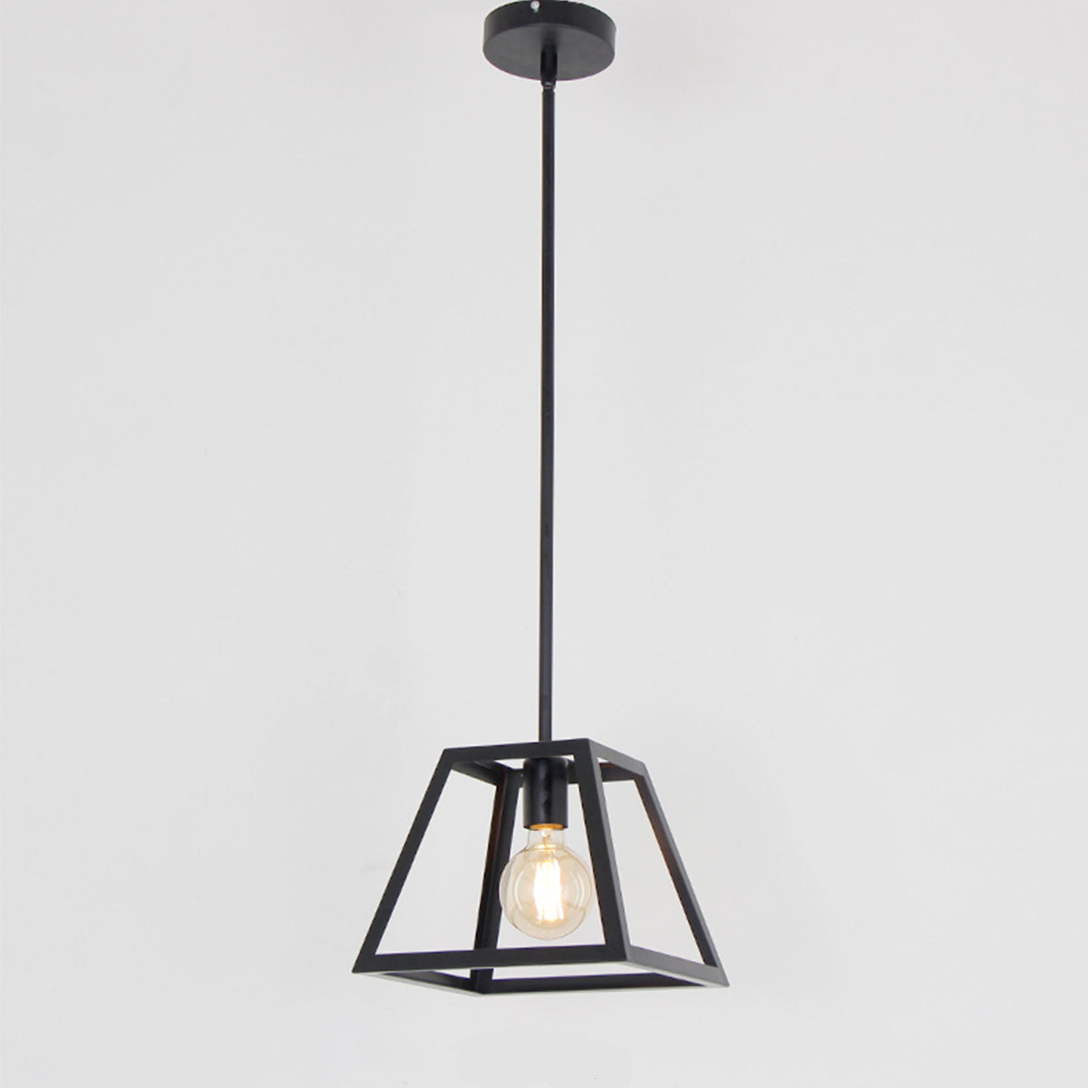 American Vintage Industrial Style Trapeziform Iron Chandelier for Clothing Stores / Bars / cafes / restaurants
