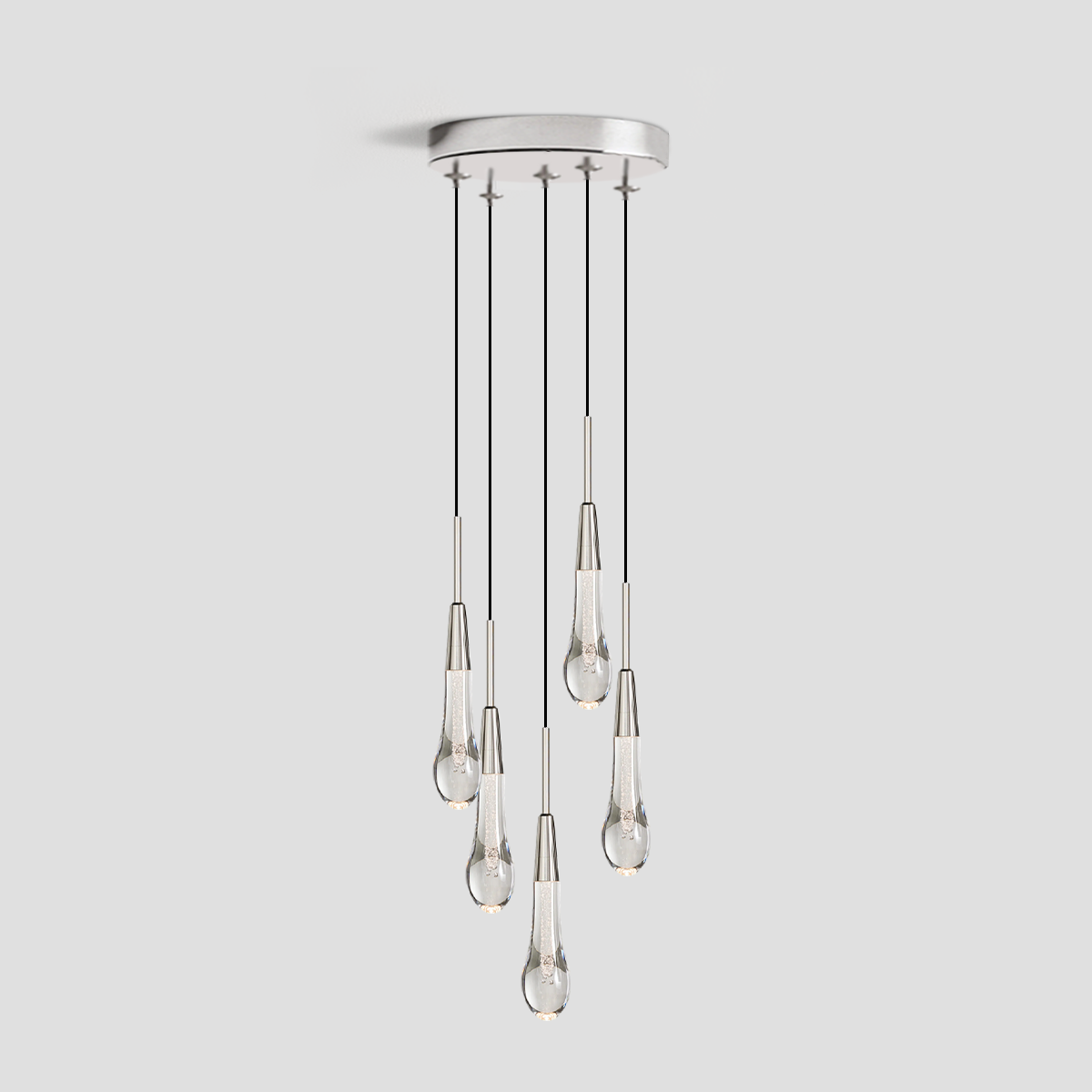Soltaire Cluster Crystal Pendant 3 Light 5 Light 7light