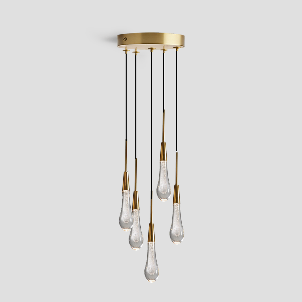 Soltaire Cluster Crystal Pendant 3 Light 5 Light 7light