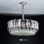 Luxury Smoke Gray K9 Crystal Chandeliers for Dining Room / living Room