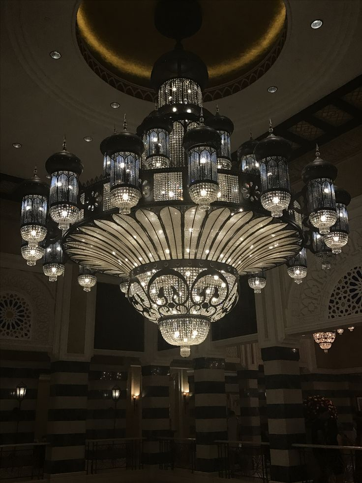Arabian Nights Ornate Elegance Chandelier for High-Ceiling