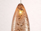 Edda Cascade Teardrop Mercury Glass Linear Chandelier 48-Inch54-Inchl