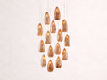 Edda Cascade Teardrop Mercury Glass Round Chandelier 23-Inch35-Inch