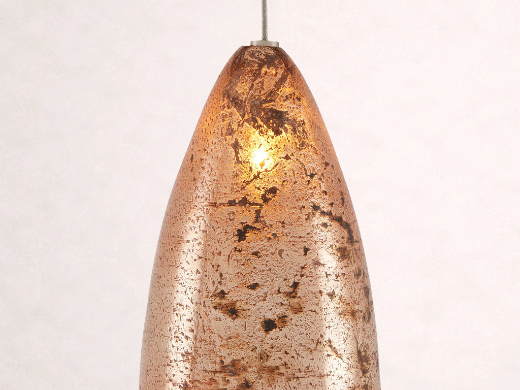 Edda Cascade Teardrop Mercury Glass Round Chandelier 23-Inch35-Inch