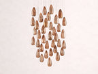 Edda Cascade Teardrop Mercury Glass Round Chandelier 23-Inch35-Inch