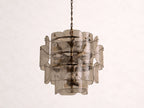 Blaire Round Glass Chandelier 32-Inch