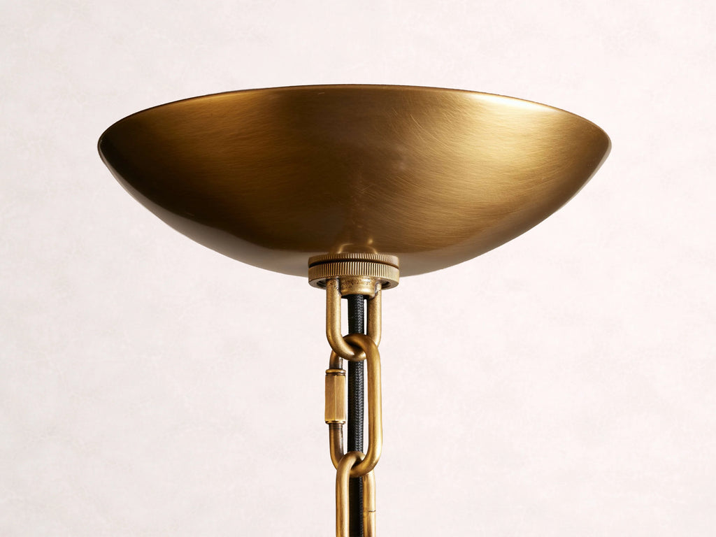 Blaire Round Glass Chandelier 32-Inch