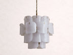 Blaire Round Glass Chandelier 32-Inch