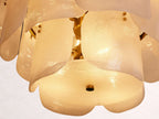 Blaire Round Glass Chandelier 32-Inch