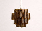 Blaire Round Glass Chandelier 32-Inch