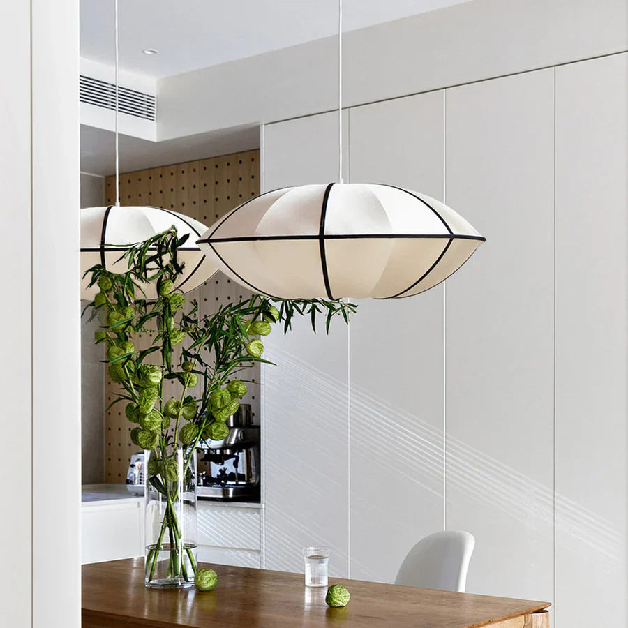 Modern Ufo White Lampshade Chandelier