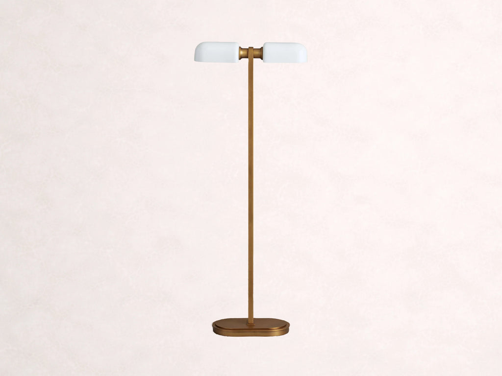 Zayd Opal Glass Floor Lamp