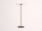 Zayd Opal Glass Floor Lamp