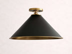 Arno Large Flushmount in Black