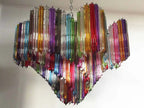 Murano Glass Chandelier – 200 Prisms – Multicolored