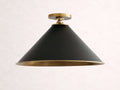 Arno Large Flushmount in Black