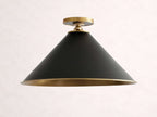 Arno Large Flushmount in Black