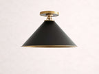 Arno Small Flushmount in Black