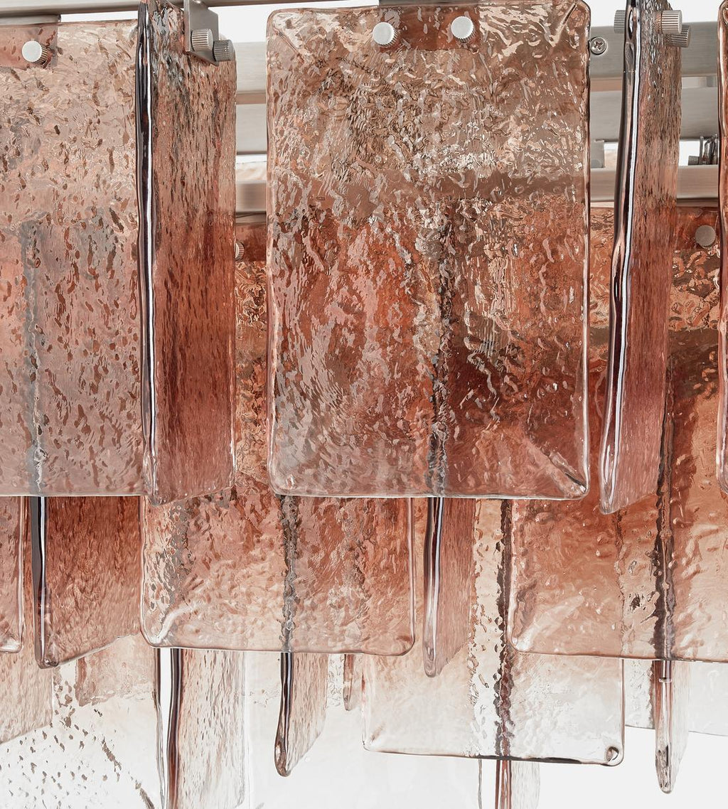 Elisa Glass Chandelier 43-Inchw