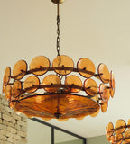 Lorenzo Disc Murano Chandelier