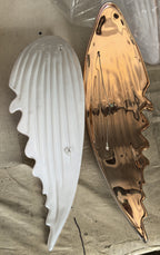 Luxury Spiral Creative Floating Ceramic Wings Chandelier for Hotel Lobby / restaurant