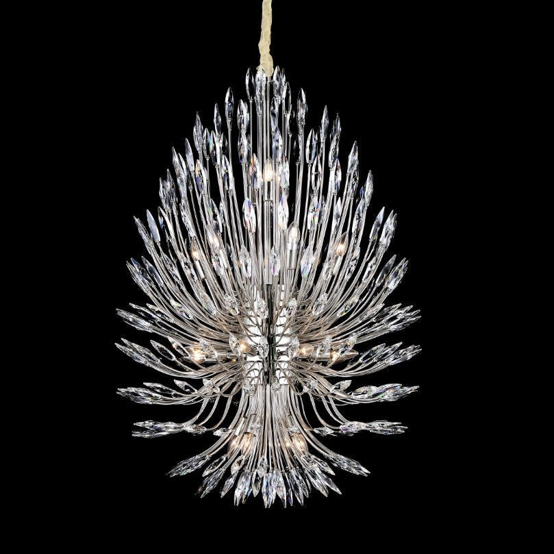 Lily Starburst Crystal Sputnik Chandelier 43-Inchw