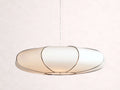 Nuvola White Milk Glass Chandelier 30-Inch