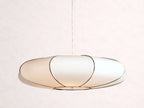Nuvola White Milk Glass Chandelier 30-Inch