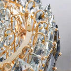 Prismatic Crystal Chandelier for Living Room Dining Room Ceiling Light