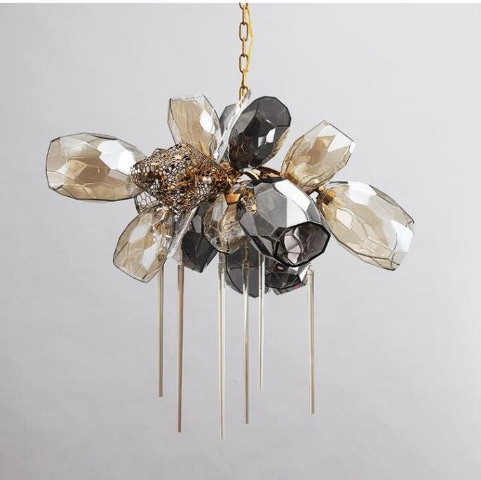 Glass Chandelier Italian Light Luxury Light for Dining Room / living Room