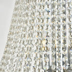 Kaler Elegant Luxury Living Room Three Tier Crystal Chandelier 30-Inch