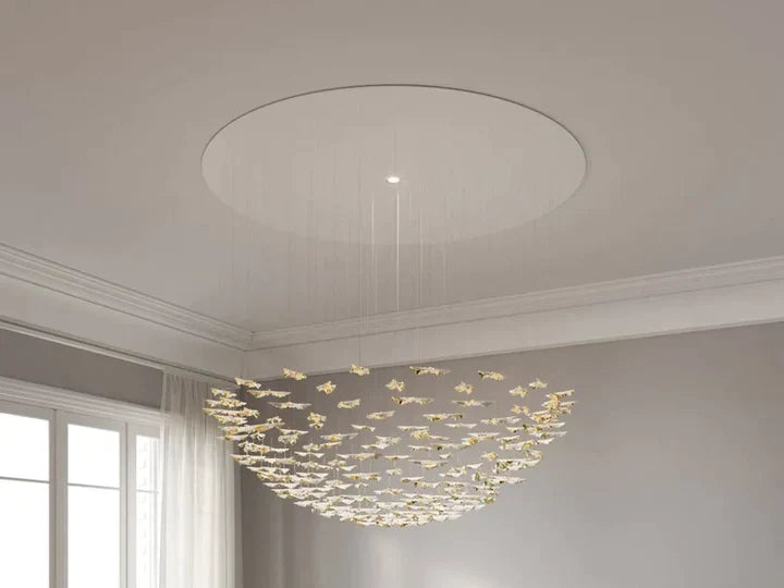 New Postmodern Round / oval 84 / 102 / 170 / 192 Leaves Art Design Chandelier