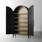 Hattie Accent Cabinet in Oak 36-Inchw 46-Inchw