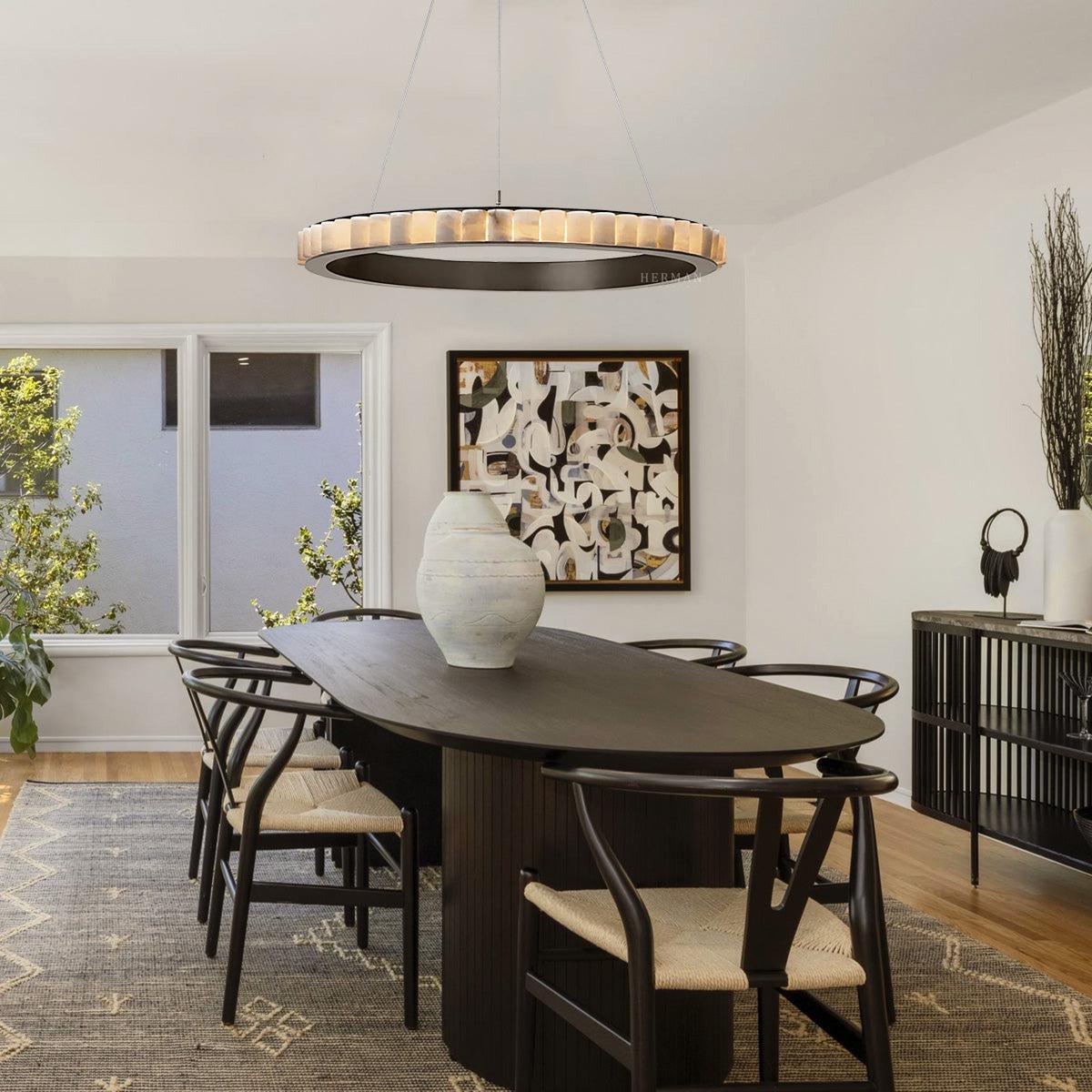 Avalon Alabaster Chandelier