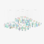 Galaxy Iris Iridescent Blossom Chandelier