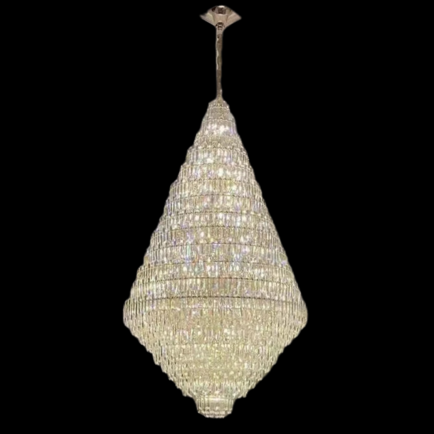 Extra Large Oversized Multi-Tiered Crystal Chandelier for Foyer / Entryway