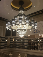 Arabian Nights Ornate Elegance Chandelier for High-Ceiling