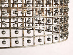 La Cage 12-Light Round Chandelier in Silver Clay