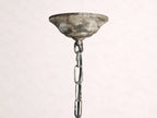 La Cage 12-Light Round Chandelier in Silver Clay