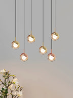 Nordic Simple Globe Pendant Light in Gold or Rose Gold