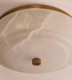 Odessa Alabaster Flush Light