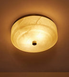Odessa Alabaster Flush Light