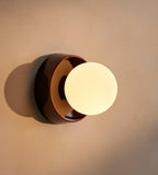 Sophia Brown Wall Light 8.3-Inchh