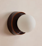 Sophia Brown Wall Light 8.3-Inchh