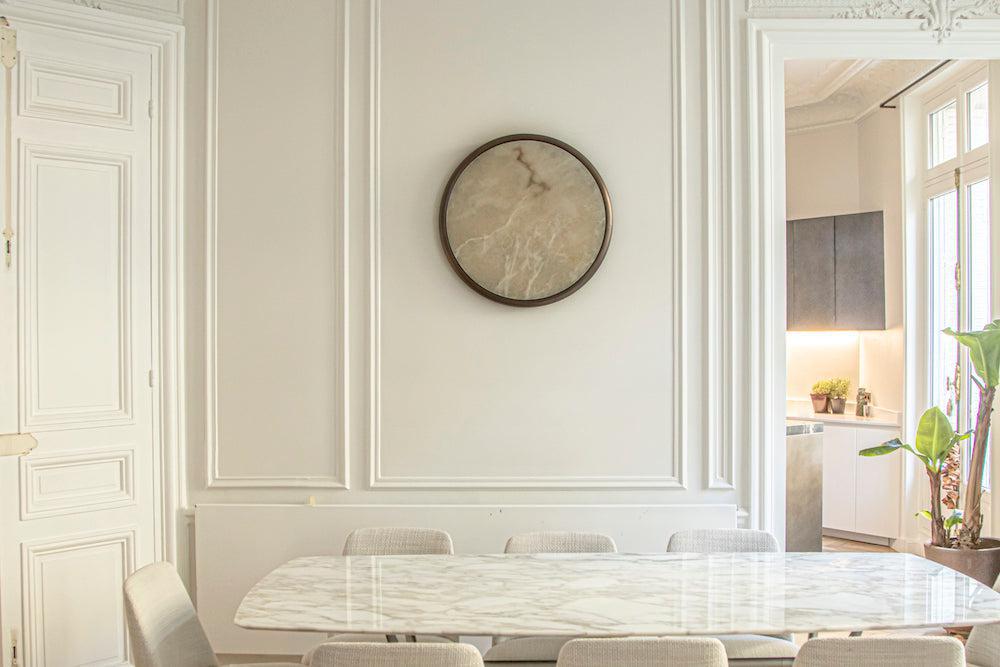 Moon Alabaster Wall Sconce