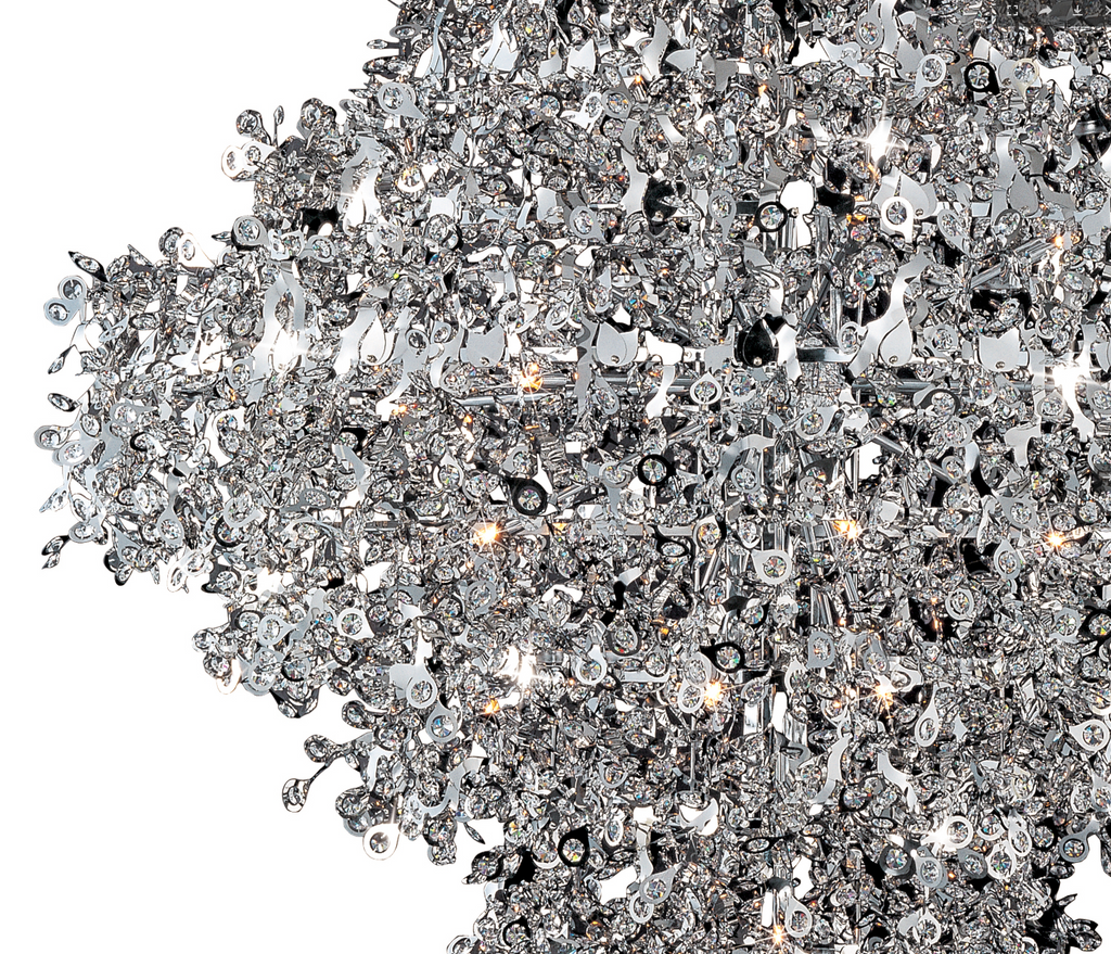 Modern 10 / 13 / 21-Light Gyroscopic Chrome Pendant Light Fixtures for Dining Room / living Room