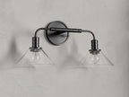 Theron 2-Light Glass Wall Sconce