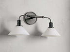 Theron 2-Light Glass Wall Sconce