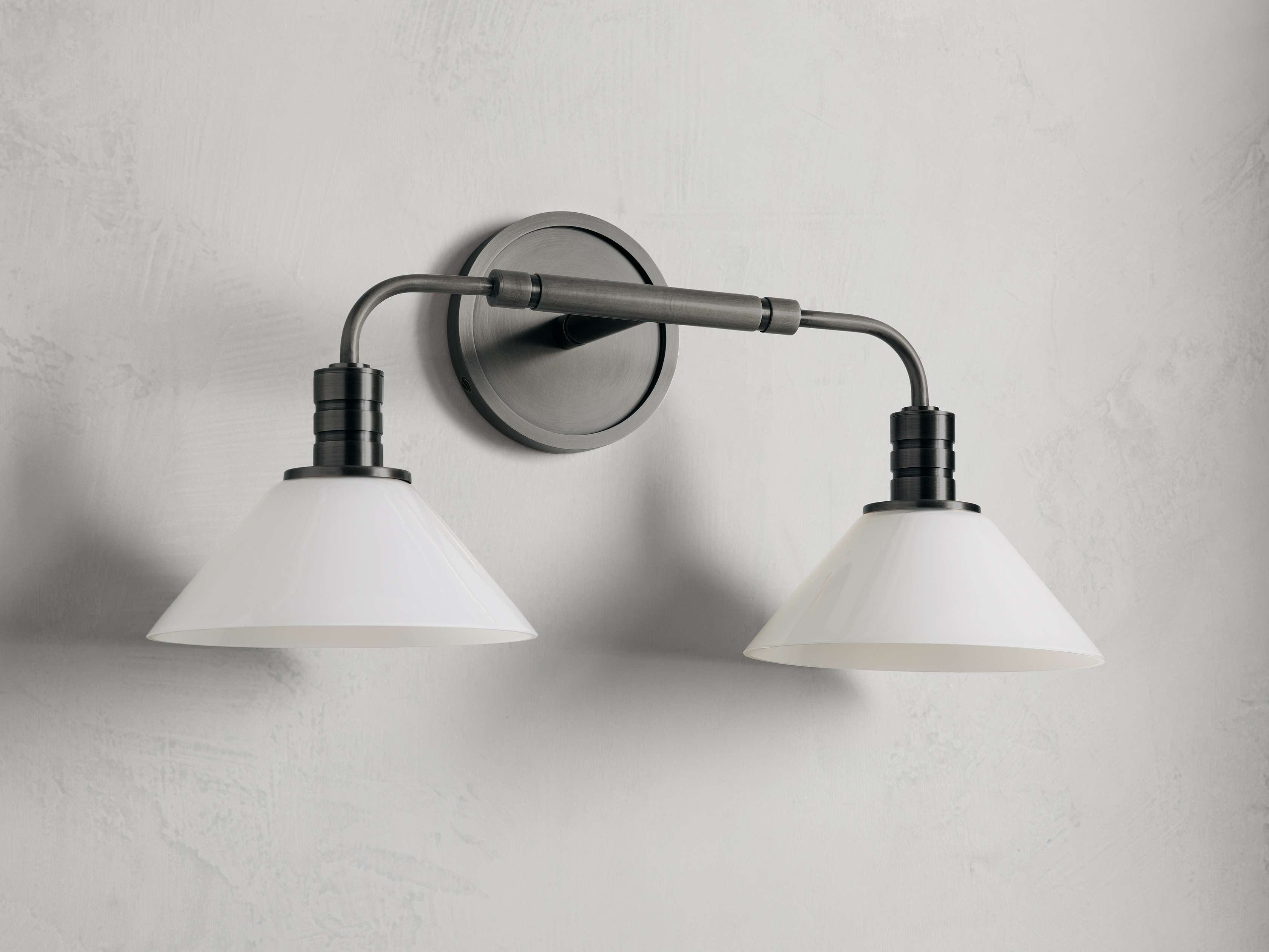 Theron 2-Light Glass Wall Sconce